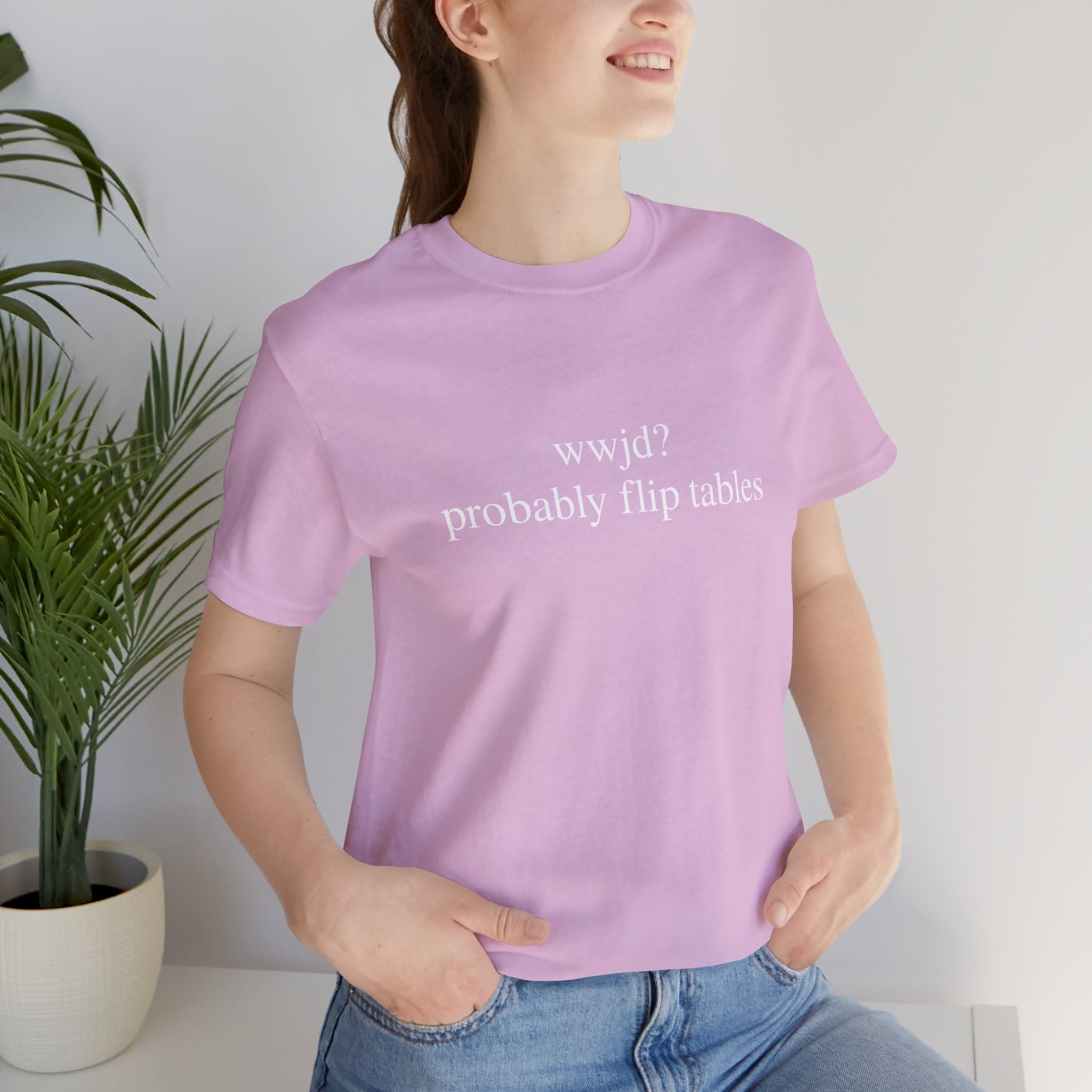 Probably Flip Tables Short Sleeve Tee