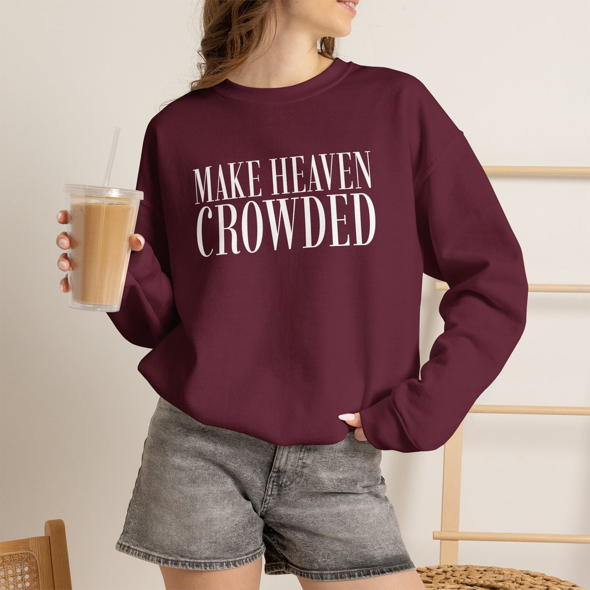 Make Heaven Crowded Crewneck Sweatshirt