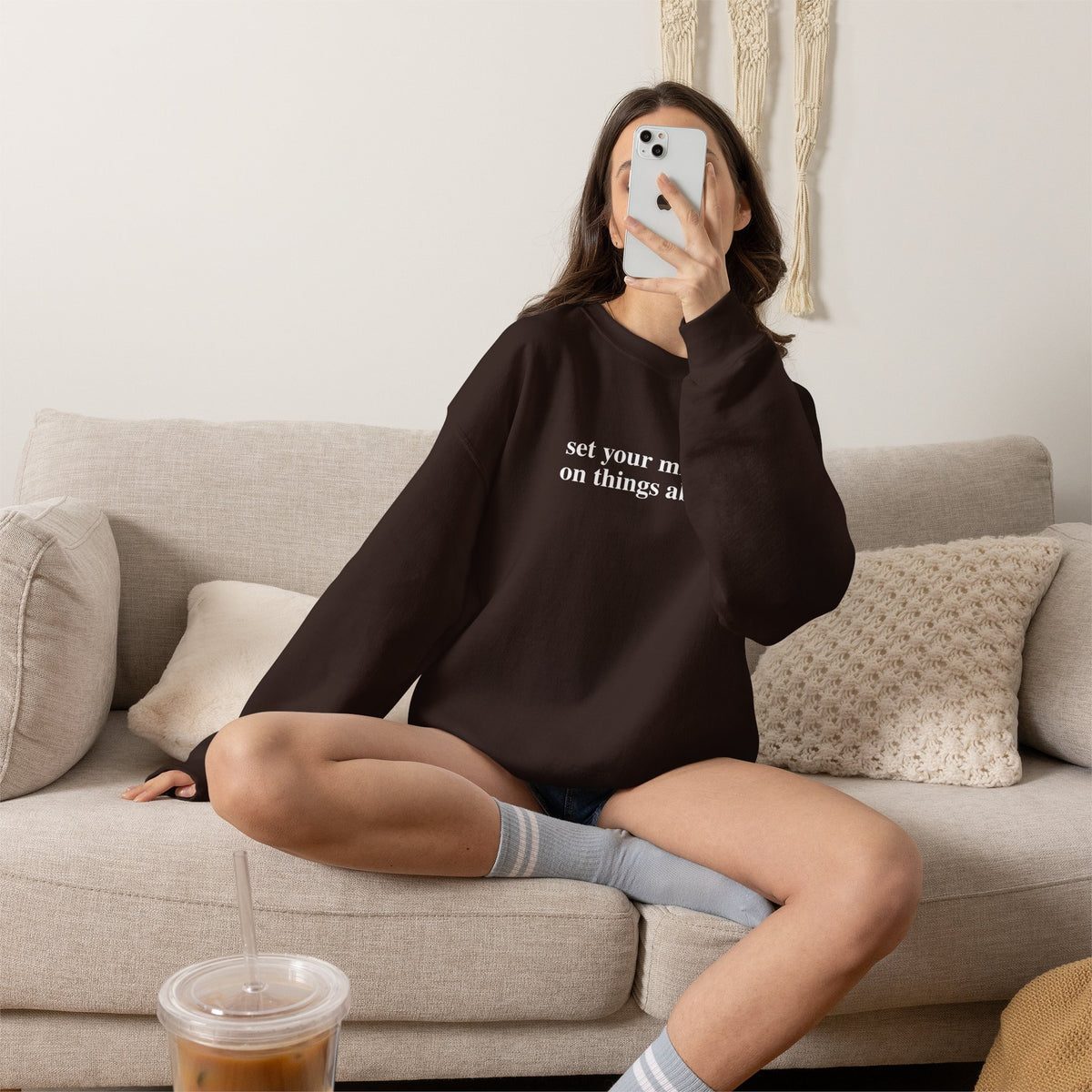 Set Your Mind Crewneck Sweatshirt