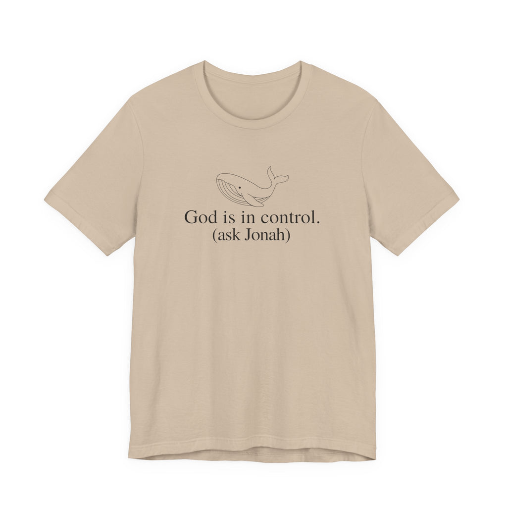 God is in Control Short Sleeve Tee