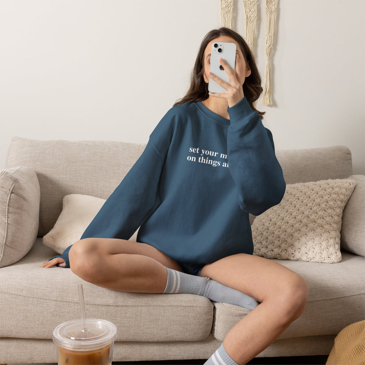 Set Your Mind Crewneck Sweatshirt