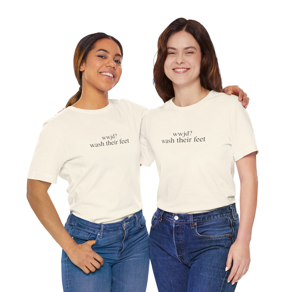 Wash Their Feet Short Sleeve Tee