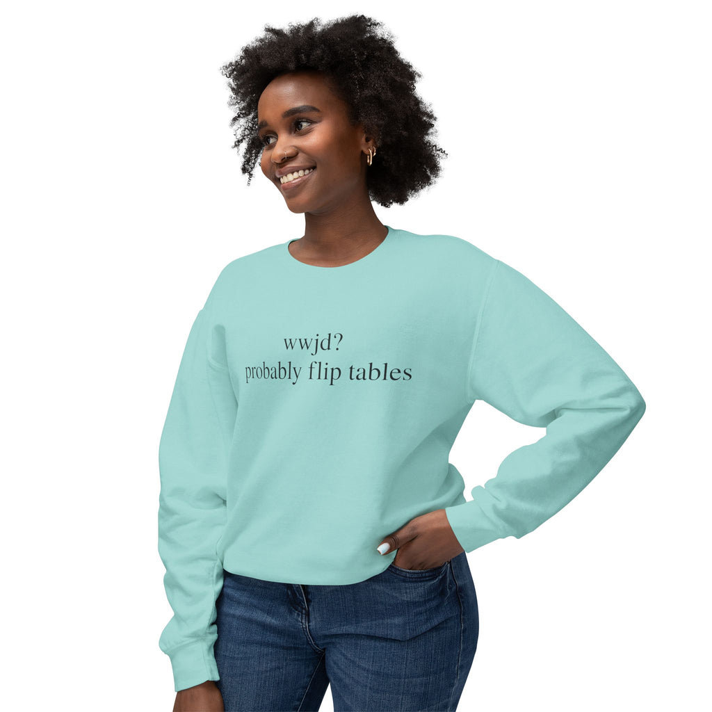 'Probably Flip Tables' Crewneck