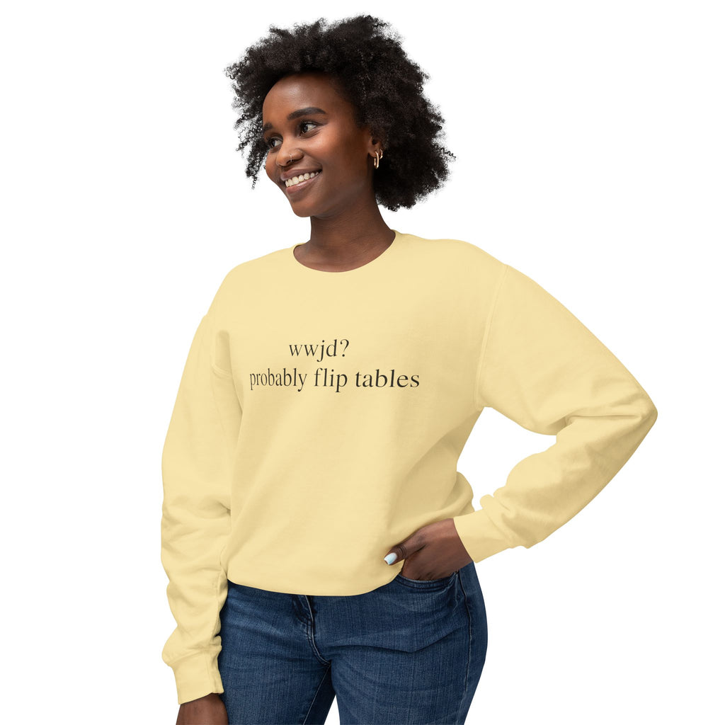 'Probably Flip Tables' Crewneck