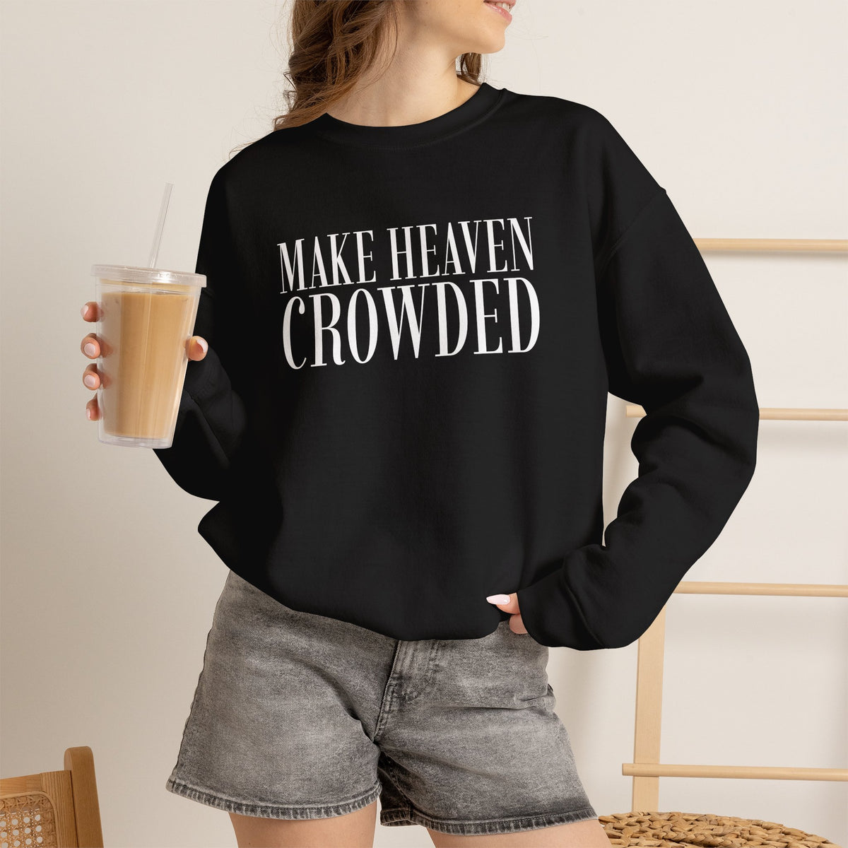 Make Heaven Crowded Crewneck Sweatshirt
