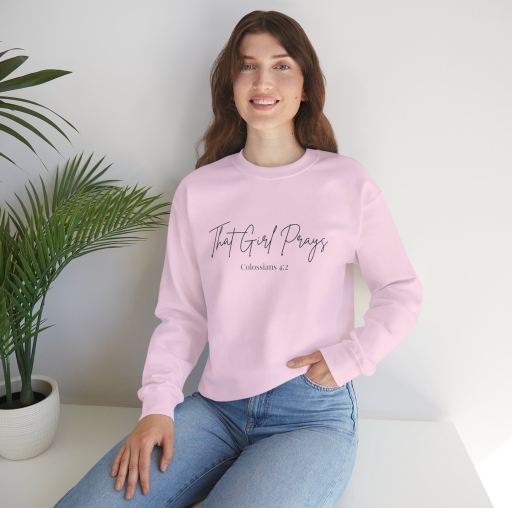 That Girl Prays Crewneck Sweatshirt