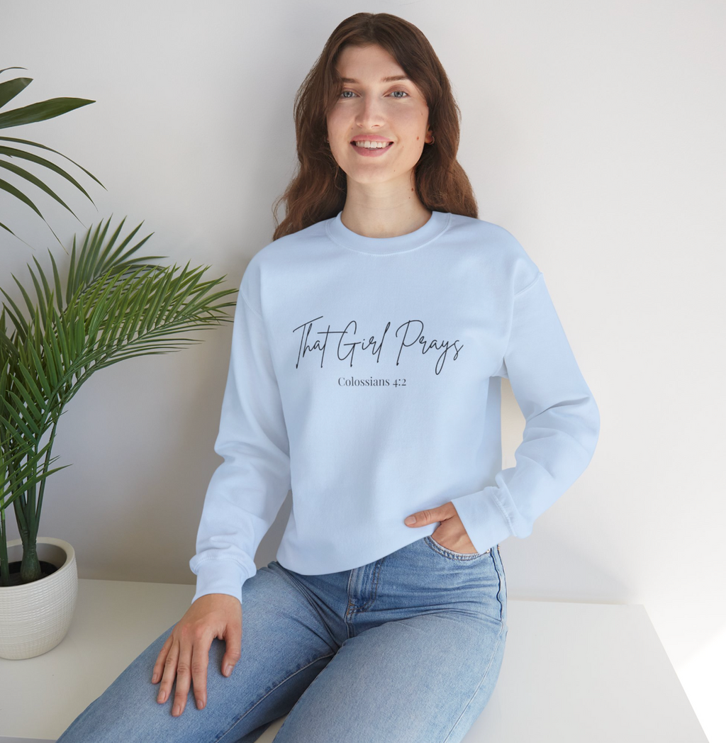 That Girl Prays Crewneck Sweatshirt