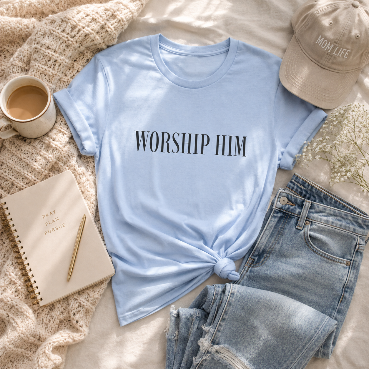 Worship Him Short Sleeve Tee