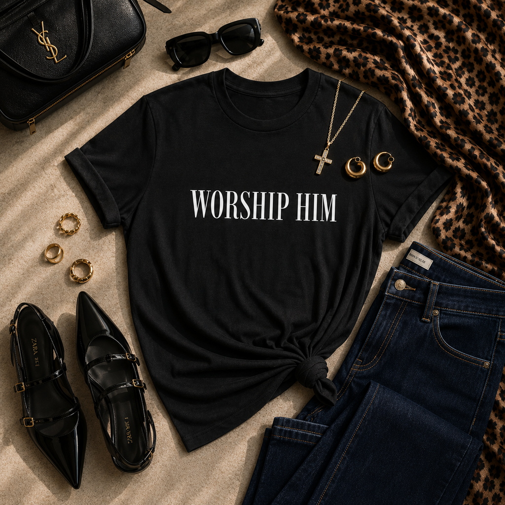 Worship Him Short Sleeve Tee