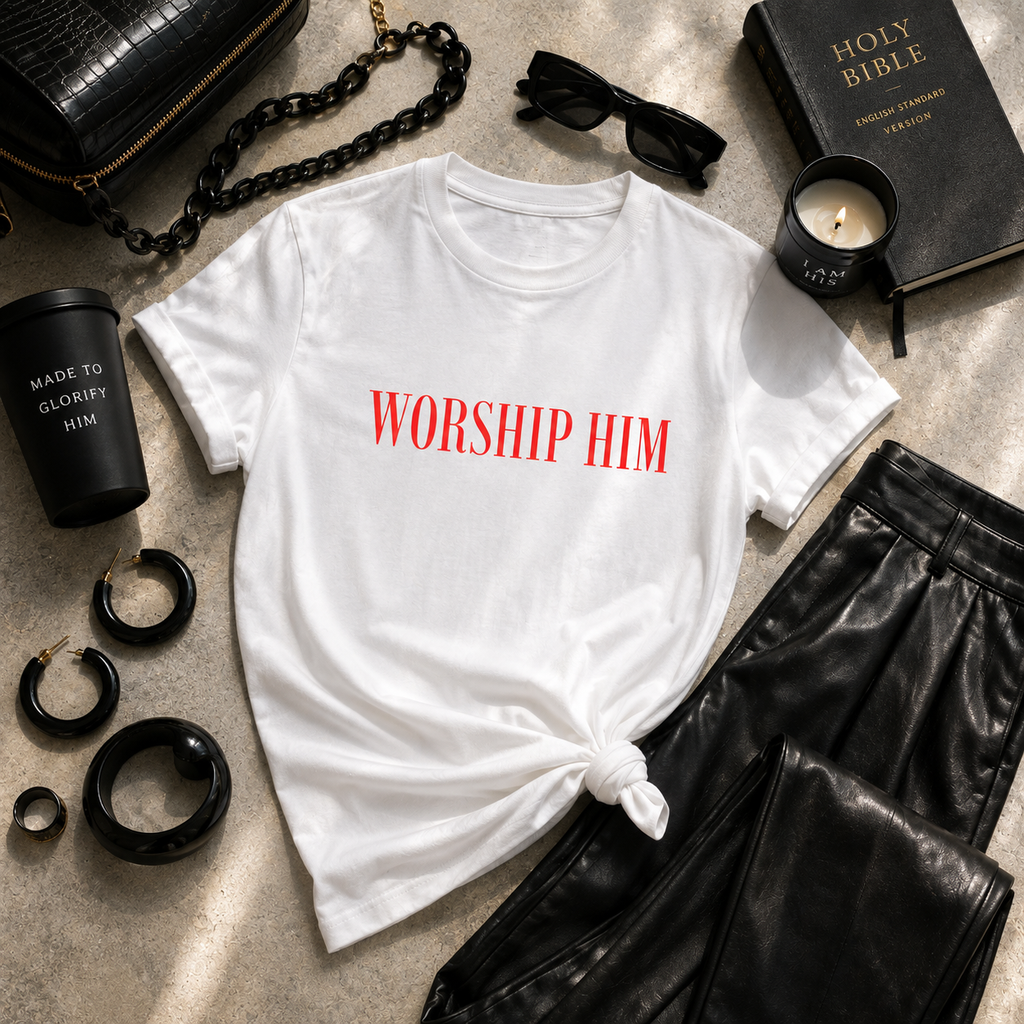 Worship Him Short Sleeve Tee