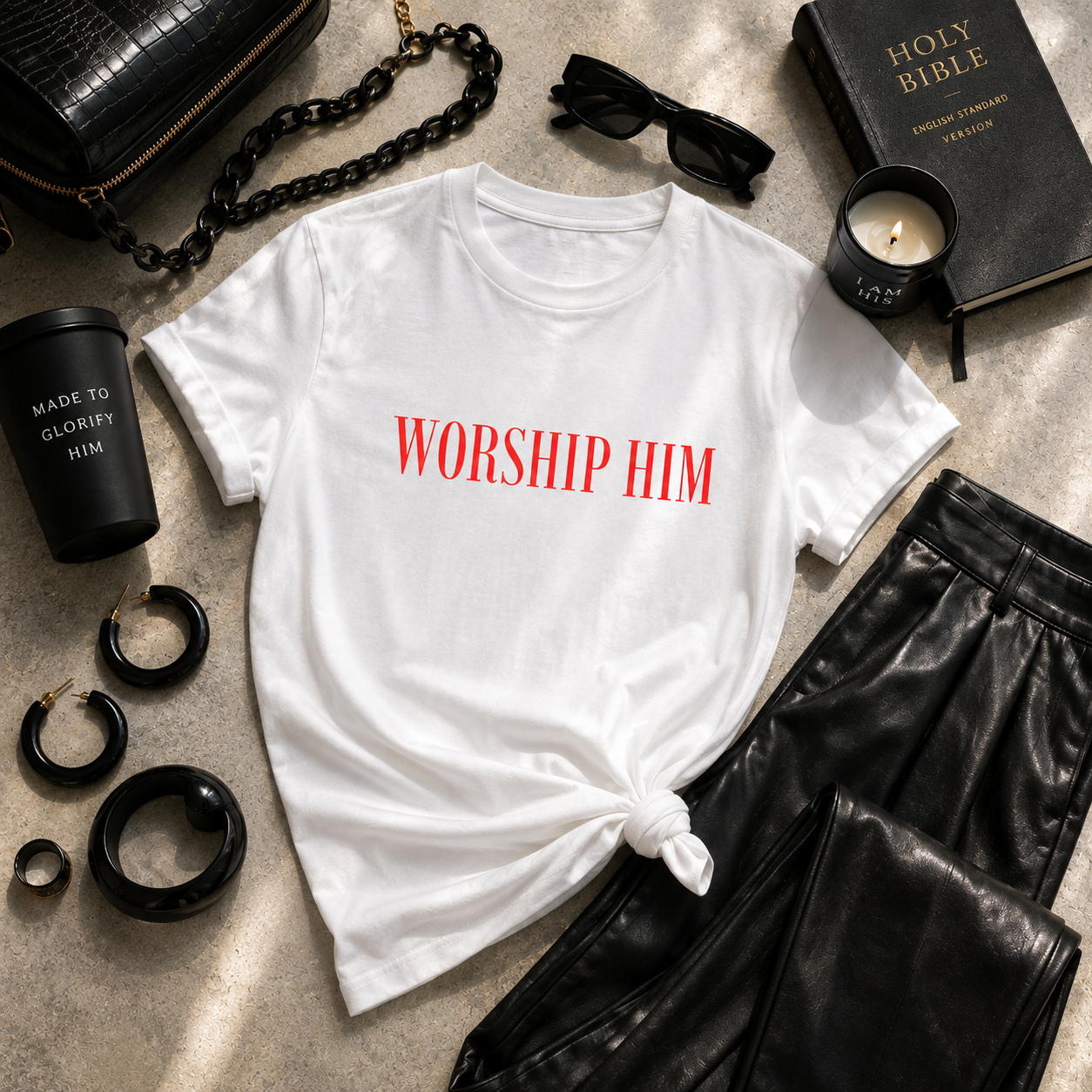 Worship Him Short Sleeve Tee