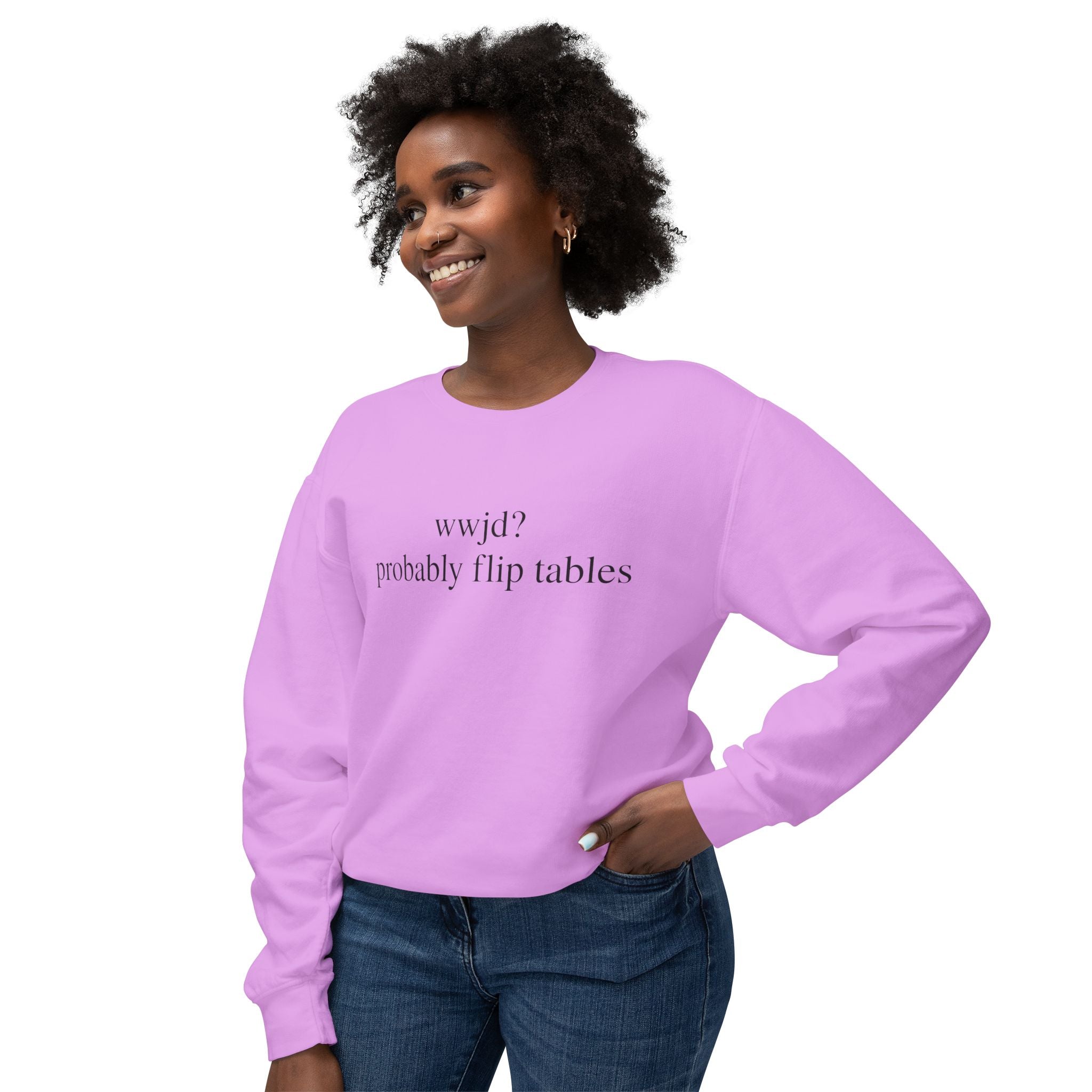 'Probably Flip Tables' Crewneck