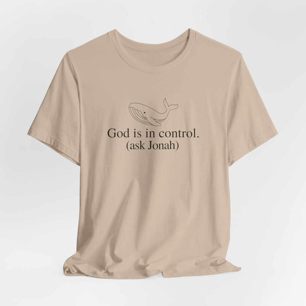 God is in Control Short Sleeve Tee