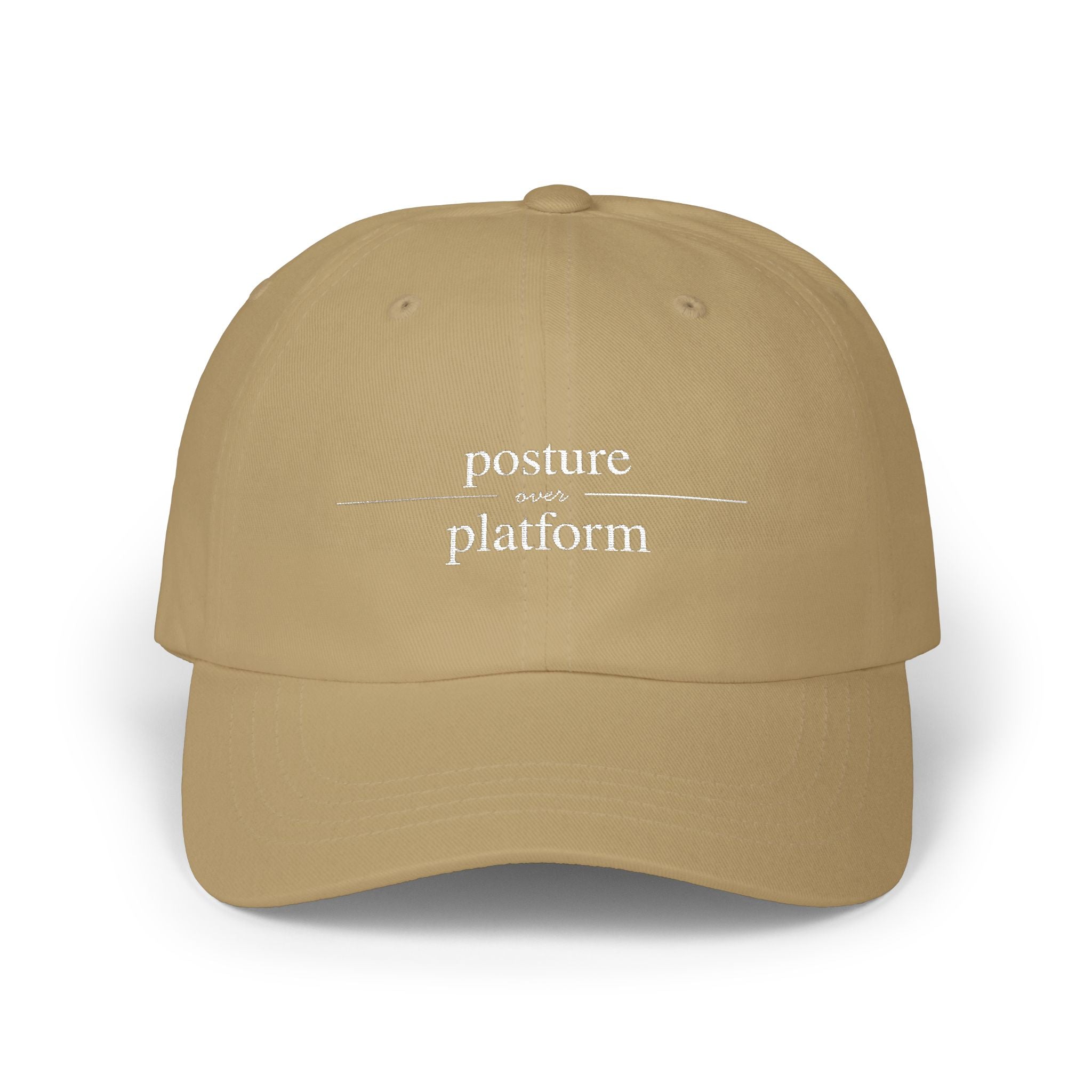 Posture over Platform Cap
