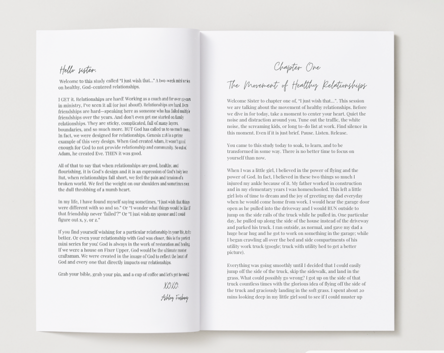 I Just Wish That: A Biblical Guide to Healthy Relationship (Digital Download)